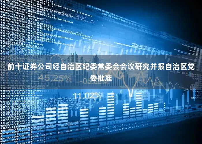 前十证券公司经自治区纪委常委会会议研究并报自治区党委批准